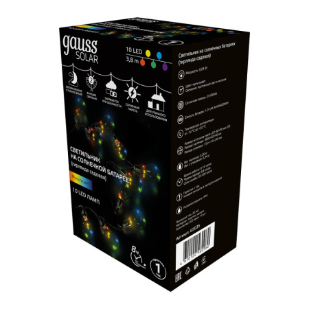 Светодиодные гирлянды — Светодиодная гирлянда Gauss GS035 купить в 