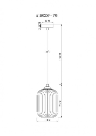 Подвесные светильники — Подвесной светильник ARTE Lamp A1902SP-1WH купить в  Подвесные светильники — Подвесной светильник ARTE Lamp A1902SP-1WH купить в