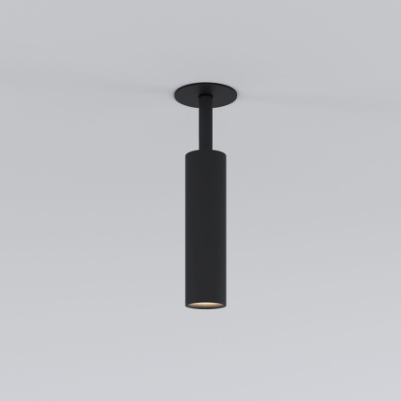 Встраиваемые точечные светильники — Встраиваемый светильник Elektrostandard Diffe черный 8W 4200K (25040/LED) купить в 