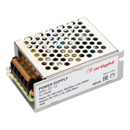 Блоки питания для светодиодных лент — Блок питания для светодиодной ленты Arlight 026681 купить в 