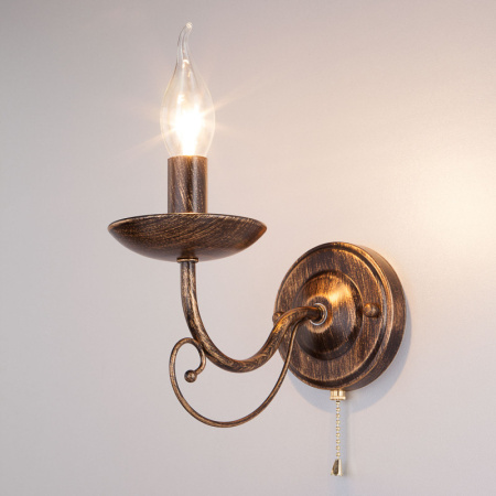 Настенные бра — Бра Eurosvet 22404/1 черный с золотом купить в  Настенные бра — Бра Eurosvet 22404/1 черный с золотом купить в