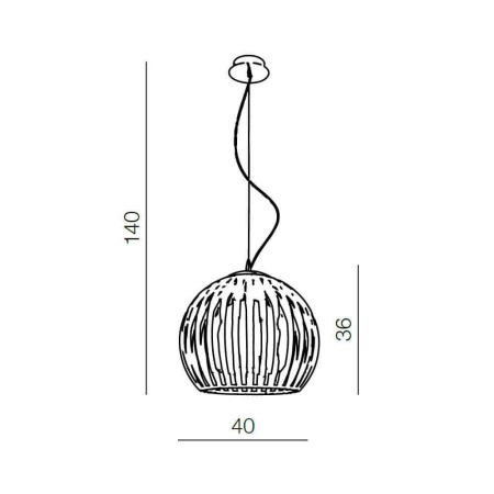 Подвесные светильники — Подвесной светильник Azzardo Arcada L AZ0477 купить в 