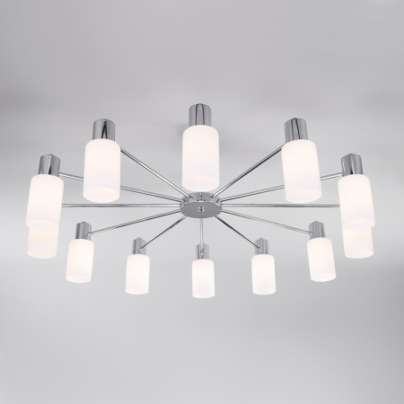 Люстры на штанге — Люстра на штанге Eurosvet 70160/12 хром купить в 