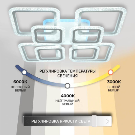 Потолочные люстры — Потолочная люстра Seven Fires Camino SF7037/9C-WT купить в 