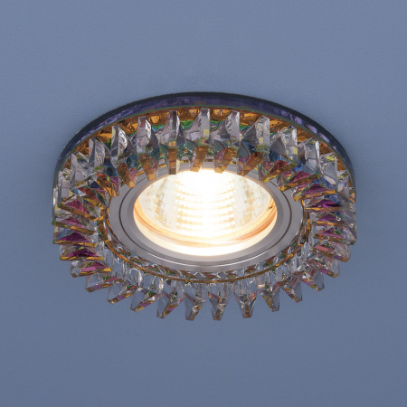 Встраиваемые точечные светильники — Встраиваемый светильник Elektrostandard 2216 MR16 MLT/CH мульти/хром купить в 