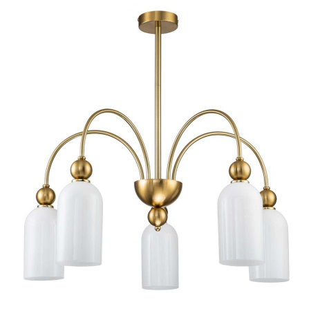 Люстры на штанге — Потолочная люстра Escada ODE 686/5PL Copper купить в 