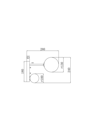 Настенные бра — Бра Freya FR5376WL-02B купить в 