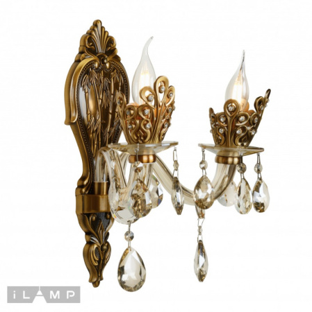 Настенные бра — Бра iLamp 61078/2 BR купить в  Настенные бра — Бра iLamp 61078/2 BR купить в
