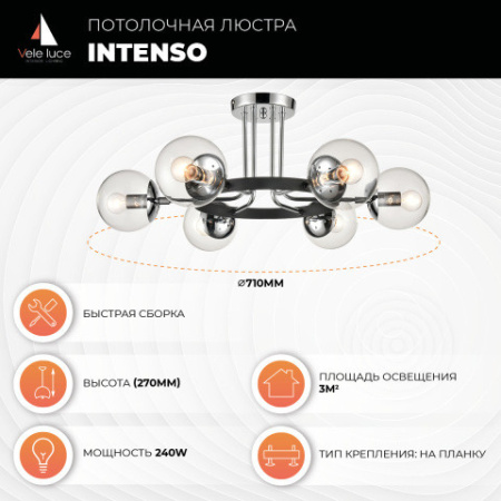 Люстры накладные — Накладная люстра Vele Luce VL1413L06 купить в  Люстры накладные — Накладная люстра Vele Luce VL1413L06 купить в
