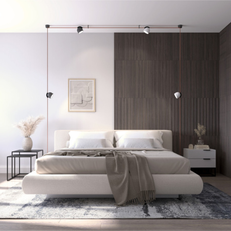 Трековые светильники — Светильник на шине Denkirs DK5542-WH+BK купить в 