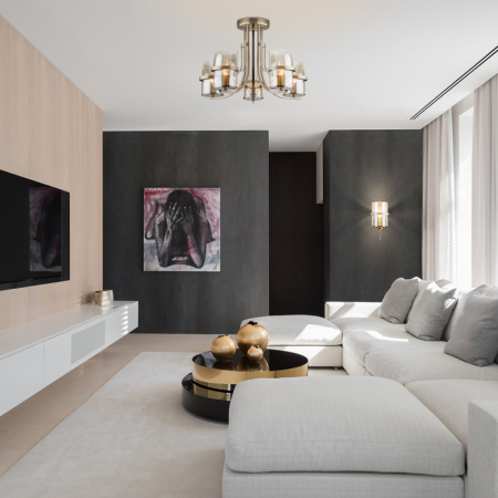 Люстры на штанге — Люстра на штанге Eurosvet 60085/5 античная бронза купить в 