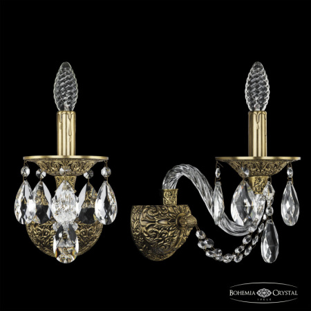 Настенные бра — Бра Bohemia Ivele Crystal 16102B/1/165/XL FP купить в  Настенные бра — Бра Bohemia Ivele Crystal 16102B/1/165/XL FP купить в