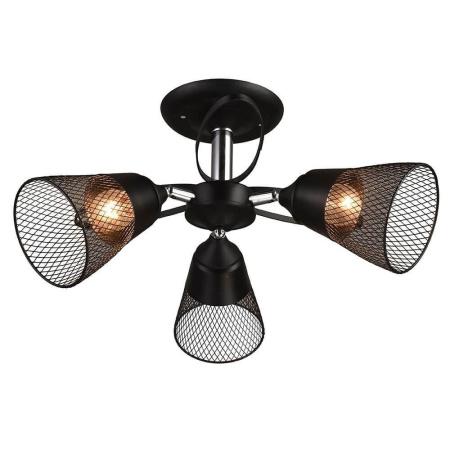 Люстры на штанге — Потолочная люстра Seven Fires Berat WD3525/3C-BK-CR-BK купить в 