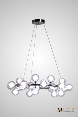 Люстры подвесные — Подвесная люстра AM Group AM470 D700 CROM купить в 
