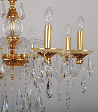 Люстры подвесные — Подвесная люстра Abrasax Tina 3119/8GO купить в 