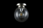 Накладные светильники — Накладной светильник Crystal Lux MARIO PL1 D200 NICKEL/TRANSPARENTE купить в 