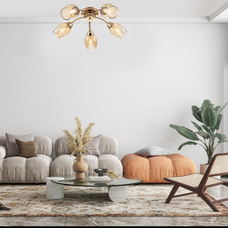 Потолочные люстры — Потолочная люстра Escada Allium 663/5P купить в 