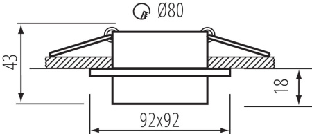 Точечные светильники — Точечный светильник Kanlux LONVI DSL W/W 35740 купить в 