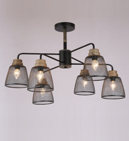 Потолочные люстры — 437/6 черный купить в 