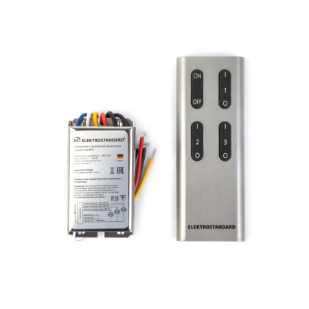 Пульты управления для электроустановки — Пульт управления для электроустановки Elektrostandard Пульт управления Y11 Серебро (3 канала) купить в 