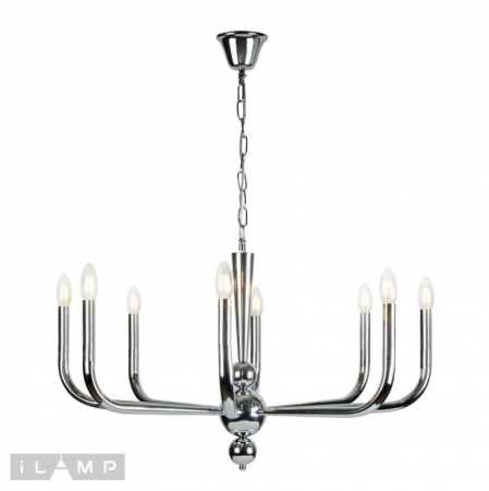 Люстры подвесные — Подвесная люстра iLamp 88088-8 CR купить в 