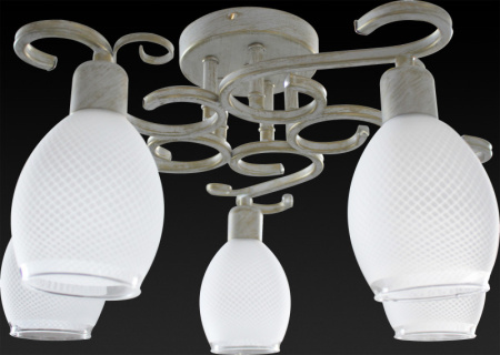 Люстры накладные — Накладная люстра TOPLIGHT TL7360X-05WG купить в  Люстры накладные — Накладная люстра TOPLIGHT TL7360X-05WG купить в