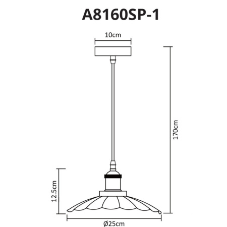 Подвесные светильники — Подвесной светильник ARTE Lamp A8160SP-1GY купить в  Подвесные светильники — Подвесной светильник ARTE Lamp A8160SP-1GY купить в