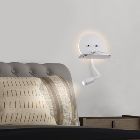 Настенные бра — Бра Elektrostandard Lungo LED белый (MRL LED 1017) купить в  Настенные бра — Бра Elektrostandard Lungo LED белый (MRL LED 1017) купить в