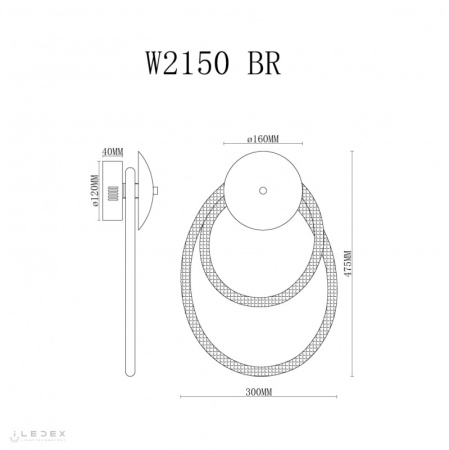Настенные бра — Бра iLedex W2150 BR купить в  Настенные бра — Бра iLedex W2150 BR купить в