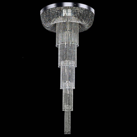 Люстры каскадные — Каскадная люстра Artglass Rosamunde Dia 1000X2200 Polished CE купить в 