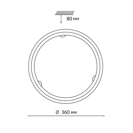 Накладные светильники — Накладной светильник Sonex 7605/BL купить в 