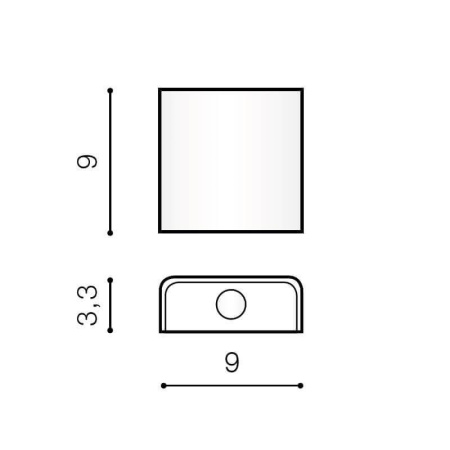 Настенные бра — Настенный светильник Azzardo Ginno 1 AZ0764 купить в 
