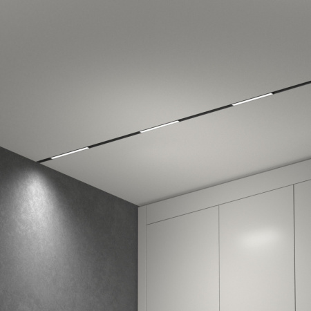 Трековые светильники — Светильник на шине Elektrostandard Slim Magnetic L01 Трековый светильник 10W 4200K (черный) 850 купить в 