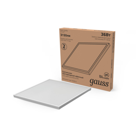 Офисные светильники — Офисный светильник Gauss 842123340 купить в  Офисные светильники — Офисный светильник Gauss 842123340 купить в