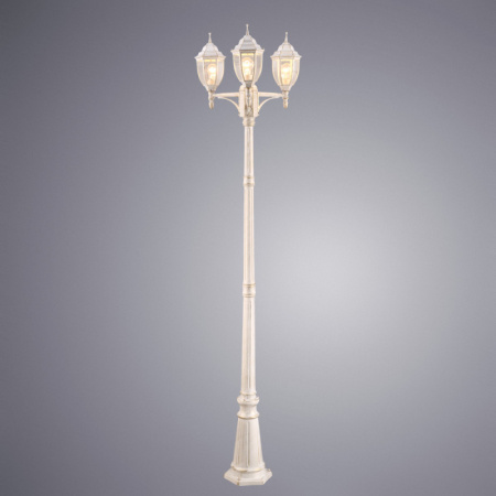 Высокие уличные фонари — Садово-парковый светильник ARTE Lamp A3151PA-3WG купить в  Высокие уличные фонари — Садово-парковый светильник ARTE Lamp A3151PA-3WG купить в