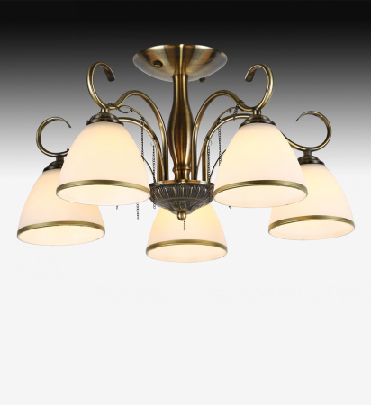Потолочные люстры — 5888/5 бронза купить в 