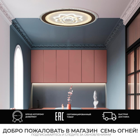 Потолочные светильники — Потолочный светильник Seven Fires Torod 75385.01.09.132 купить в 