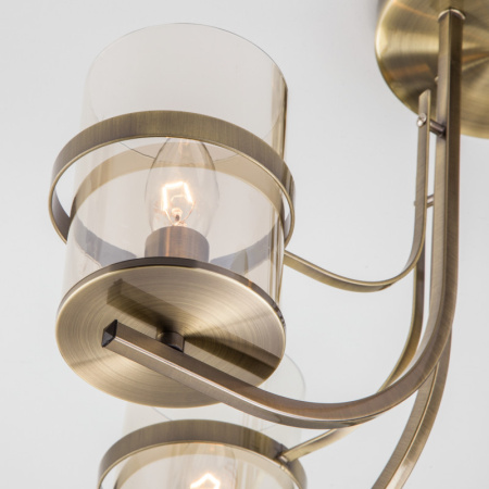 Люстры на штанге — Люстра на штанге Eurosvet 60085/5 античная бронза купить в 