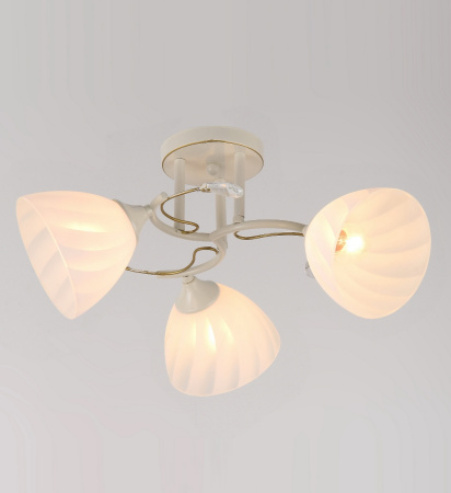 Потолочные люстры — 2768/3 белый с патиной золото купить в 