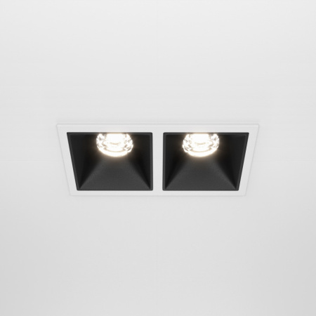 Встраиваемые точечные светильники — Встраиваемый светильник Maytoni Technical DL043-02-10W4K-SQ-WB купить в 