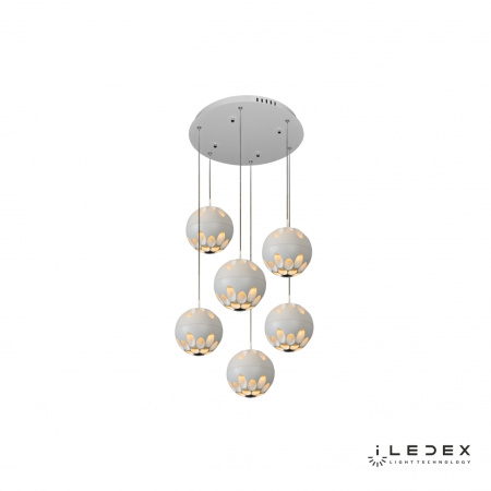 Свет для дома — Подвесной светильник iLedex Mob P1009-6 WH купить в  Свет для дома — Подвесной светильник iLedex Mob P1009-6 WH купить в