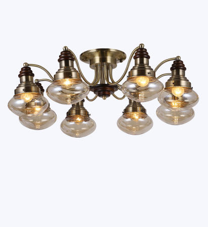 Потолочные люстры — 4728/8 бронза купить в 