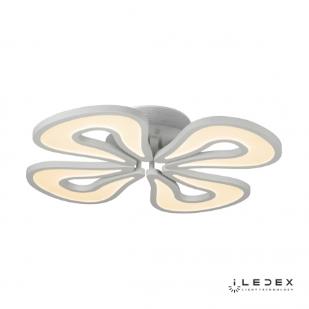Потолочные светильники — Потолочная люстра iLedex Flower WL X8855-4 WH купить в  Потолочные светильники — Потолочная люстра iLedex Flower WL X8855-4 WH купить в