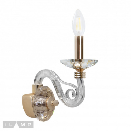 Настенные бра — Бра iLamp W2328-1 GD купить в 