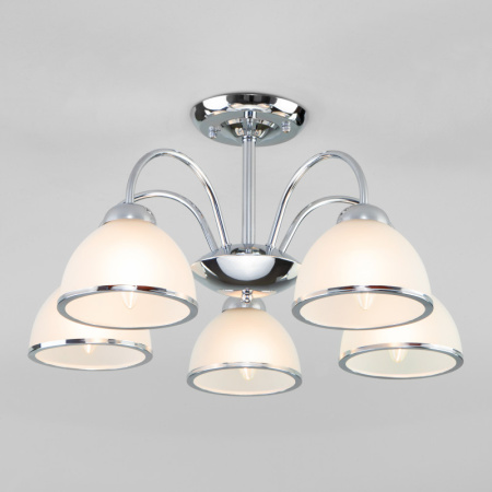 Люстры на штанге — Люстра на штанге Eurosvet 30174/5 хром купить в 
