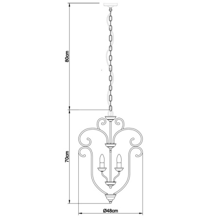 Люстры подвесные — Подвесная люстра ARTE Lamp A8033SP-3CC купить в  Люстры подвесные — Подвесная люстра ARTE Lamp A8033SP-3CC купить в