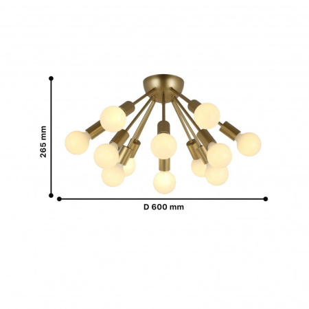 Люстры накладные — Накладная люстра F-Promo 2581-12U купить в 