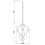 Люстры подвесные — Подвесная люстра ARTE Lamp A8033SP-3CC купить в  Люстры подвесные — Подвесная люстра ARTE Lamp A8033SP-3CC купить в
