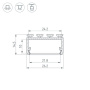 Профили для светодиодных лент — Профиль Arlight 044843 купить в  Профили для светодиодных лент — Профиль Arlight 044843 купить в