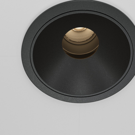 Встраиваемые точечные светильники — Встраиваемый светильник Maytoni Technical DL057-10W3K-B купить в 